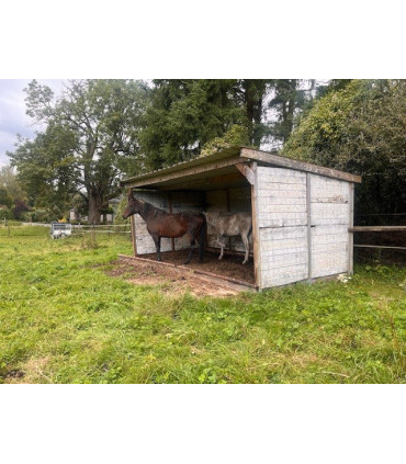 Kit abri de prairie 6x3m en bois démontable