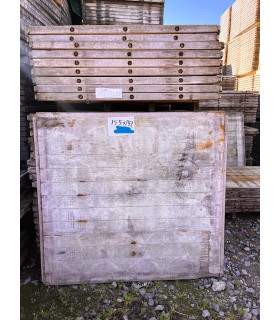 Houten paneel Azobé 155cm x 142cm