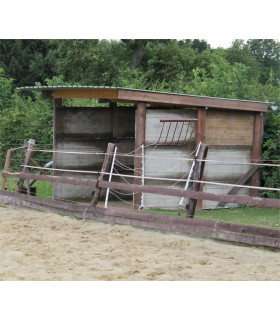 Abri en bois à construire 3m x 3m