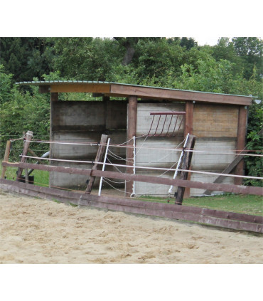 Abri en bois à construire 3m x 3m