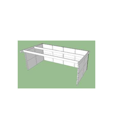 Kit pour un abri de prairie 5m60 x 2m80 ouvert