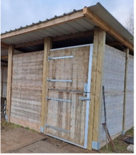 Kit abri  6x3m  + box fermé 3x3m