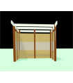 Abri 2,5 x 2,5 m - v2